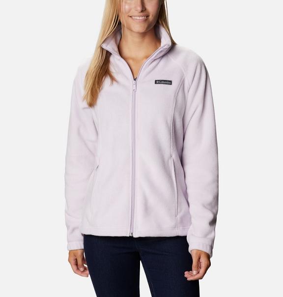 Columbia Benton Springs Fleece Jacket Pink For Women's NZ56729 New Zealand